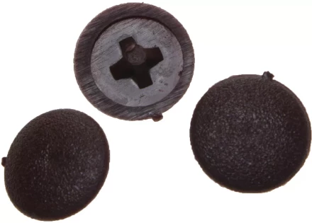 Заглушка декоративная ЗУБР под шуруп, цвет кр-дерево, шлиц №2, ТФ6, 40шт 4-308156-5 купить в Надыме