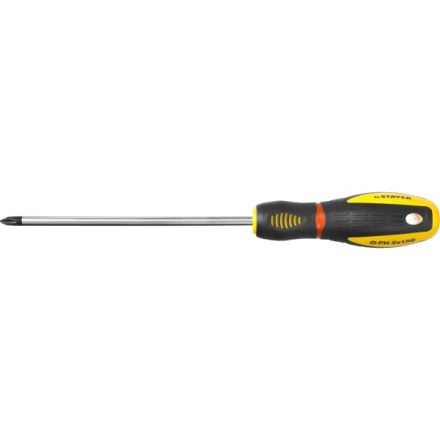 Отвертка STAYER &quot;PROFI&quot; &quot;PROTech&quot;, двухкомп рукоятка, намагниченная, Cr-Mo, PH2x150мм 25132-2-15_z02 купить в Надыме