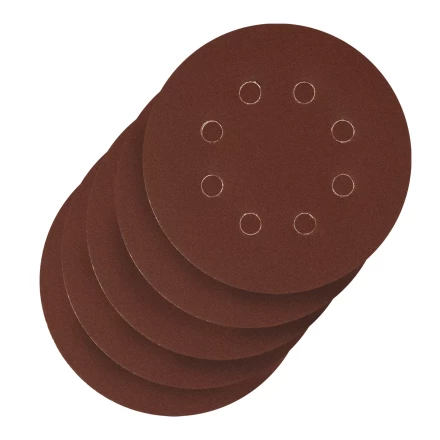 Круг абразивный на ворсовой подложке под "липучку", перфорированный, P 180, 125 мм, 5 шт Сибртех 738087 купить в Надыме