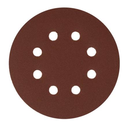 Круг абразивный на ворсовой подложке под "липучку", перфорированный, P 180, 125 мм, 5 шт Сибртех 738087 купить в Надыме