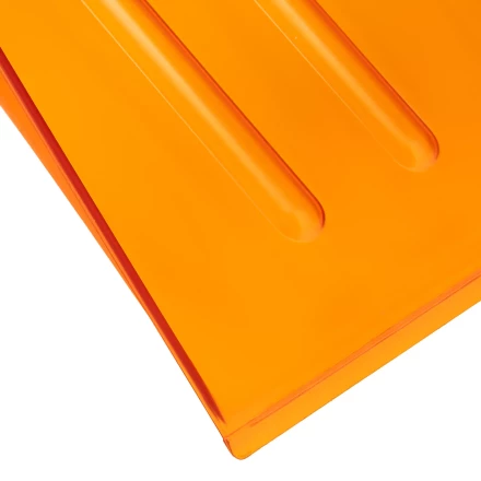 Лопата для уборки снега поликарбонат Сибртех, 465х410х1390 мм, стальной черенок, усиленная 61655 купить в Надыме