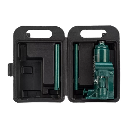 Домкрат гидравлический бутылочный Сибртех 50813, 3 т, 180-320 мм, в пласт. кейсе купить в Надыме