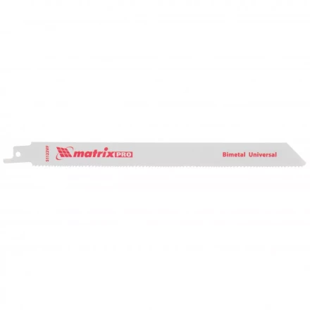Полотна универсальные для сабельной пилы S1122VF   200/1,8-2,5мм Bimetal  2штуки  PRO Matrix 782002 купить в Надыме
