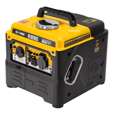 Генератор инверторный DENZEL GS-1100iF 94706, 1,1 кВт, 230 В, ручной старт купить в Надыме
