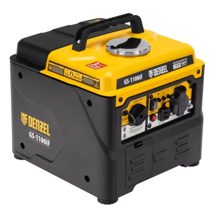 Генератор инверторный DENZEL GS-1100iF 94706, 1,1 кВт, 230 В, ручной старт купить в Надыме