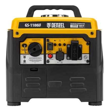 Генератор инверторный DENZEL GS-1100iF 94706, 1,1 кВт, 230 В, ручной старт купить в Надыме