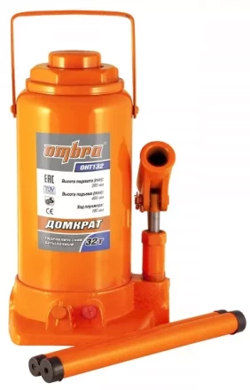 Домкрат бутылочный 32т подъем 285-465 мм OHT132 Ombra купить в Надыме