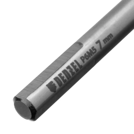 Сверло спиральное по металлу Denzel 7,0 x 109мм, Р6М5, Golden Tip, многогранная заточка 718280 купить в Надыме