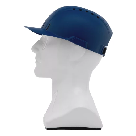 Каскетка защитная "Стиль", пластиковая, синяя Сибртех 89170 купить в Надыме