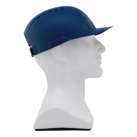 Каскетка защитная "Стиль", пластиковая, синяя Сибртех 89170 купить в Надыме