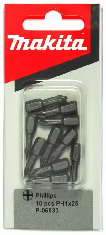 Биты Makita PH1 25мм 10шт (P-06030) купить в Надыме