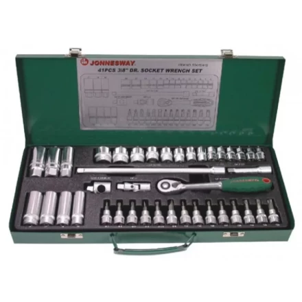 Набор головок торцевых 3/8"DR 6-24мм 41предметов S04Н3141S Jonnesway 47203 купить в Надыме