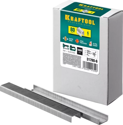 Скобы тип 21GA (80 / Pr A / Senco AT) 5000 шт 31780-6