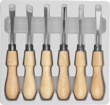 Фигурные стамески ЗУБР 6 предм Профессионал 18373-H6 купить в Надыме