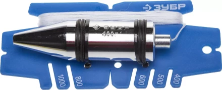 Отвес ЗУБР "ЭКСПЕРТ" строительный в пластмассовом чехле, 400гр 06347-40 купить в Надыме