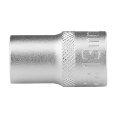 Головка торцевая 13 мм двенадцатигранная CrV под квадрат 1/2 хромированная Stels 13657 купить в Надыме