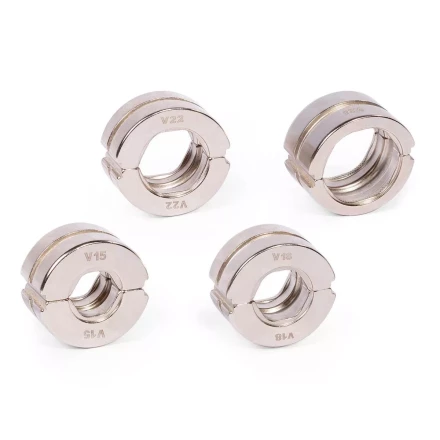 Набор матриц КВТ V (15–28 мм) для опрессовки фитингов из меди и нержавеющей стали (89623) купить в Надыме