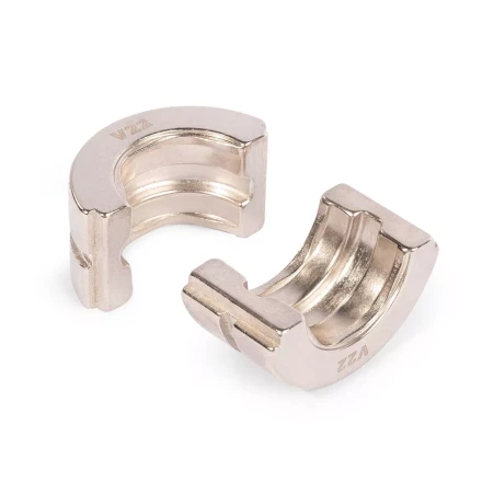 Набор матриц КВТ V (15–28 мм) для опрессовки фитингов из меди и нержавеющей стали (89623) купить в Надыме