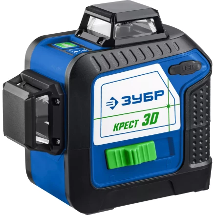 ЗУБР КРЕСТ 3D, лазерный нивелир, Профессионал (34909) купить в Надыме