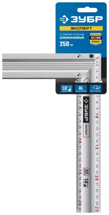 ЗУБР 250 мм, жесткий столярный угольник, Профессионал (34392-25) купить в Надыме