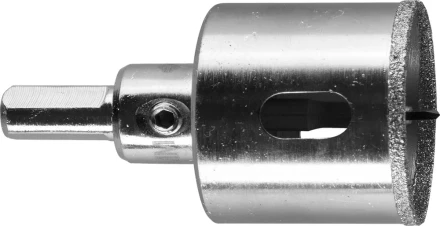 Коронка ЗУБР алмазная в сборе по кафелю, керамике с центрирующим сверлом и имбусовым ключом, зерно 60, 32мм 29850-32 купить в Надыме