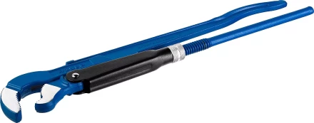 Ключ трубный рычажный ЗУБР &quot;ПРОФЕССИОНАЛ&quot;, тип &quot;S&quot;, изогнутые губки для труднодоступных мест, цельнокованный, Сr-V,  № 3, 2&quot; 27336-3_z01 купить в Надыме