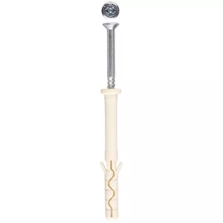 Дюбель-гвоздь ЗУБР нейлоновый, цилиндрический бортик, 6 x 40 мм, 125 шт 4-301395-06-040 купить в Надыме