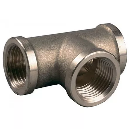 Тройник GENERAL FITTINGS латунь, г/г/г, 3/4&quot; 51055-3/4 купить в Надыме