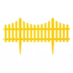 Забор декоративный Гибкий 24 x 300 см желтый Palisad 65016
