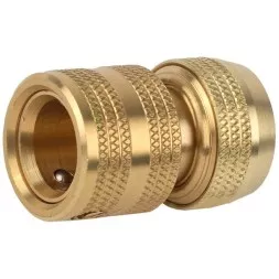 Соединитель RACO "Profi" (шланг-насадка) латунный с автостопом, 1/2" 4246-55005B