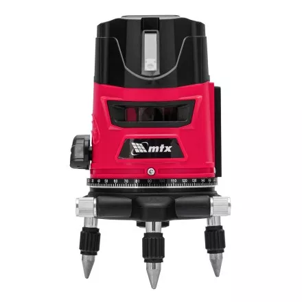 Лазерный уровень MTX CRL-30R, 30 м, красный луч, батарейки, резьба 5/8&quot; 35034 купить в Надыме