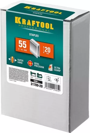 Скобы тип 18GA (55 / 90 / C) 5000 шт 31789-20 купить в Надыме