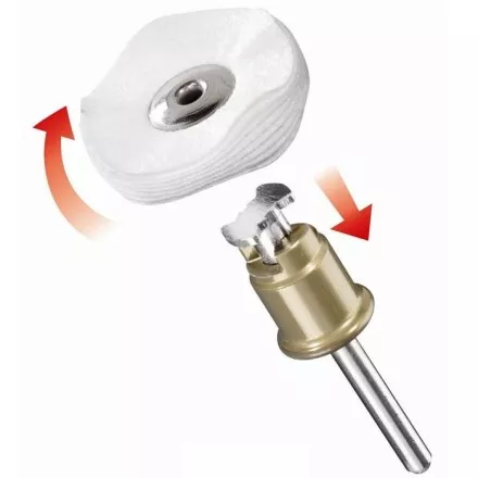 Полировальный диск SPEED CLICK S423 25 ММ DREMEL купить в Надыме