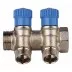 Коллектор GENERAL FITTINGS для холодной воды, вентили, никелированная латунь, вход 3/4&quot; - 4 выхода 1/2&quot; 51046-3/4-1/2-CT4 купить в Надыме