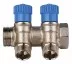 Коллектор GENERAL FITTINGS для холодной воды, вентили, никелированная латунь, вход 3/4&quot; - 4 выхода 1/2&quot; 51046-3/4-1/2-CT4 купить в Надыме