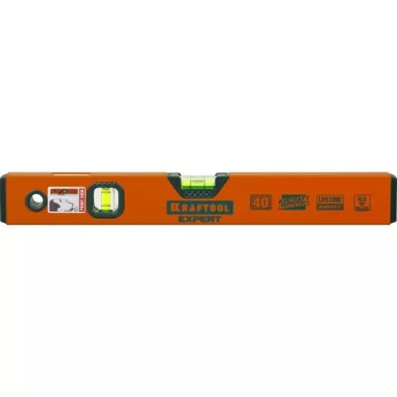 Уровень коробчатый, KRAFTOOL 34710-040, 2 ампулы, 0,5 мм/м, 400мм 34710-040_z01 купить в Надыме