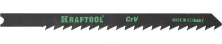 Полотна KRAFTOOL, U144D, для эл/лобзика, Cr-V, по дереву, ДВП, ДСП, быстрый рез, US-хвост., шаг 4мм, 75мм, 2шт 159621-4 купить в Надыме