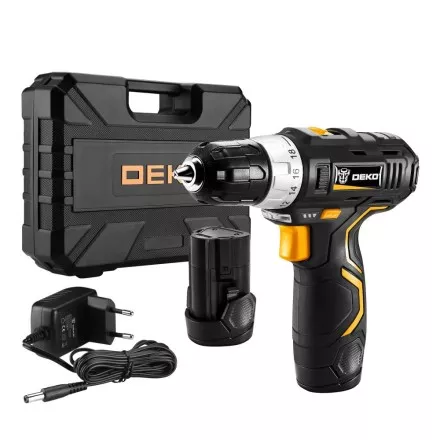 Дрель аккумуляторная в наборе DEKO GCD12DU3 SET4, 063-4140 купить в Надыме