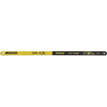 Полотно STAYER &quot;PROFI&quot; &quot;STAYER-FLEX&quot; по металлу, биметаллическое, 24TPI, 300 мм, 10 шт 15932-S10 купить в Надыме