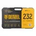Набор инструментов Denzel 15808, 1/2&quot;, 3/8&quot;, 1/4&quot;, CrV, S2, пластиковый кейс, 232 предмета купить в Надыме