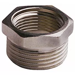 Футорка GENERAL FITTINGS никелированная латунь, 1/2" х 3/8" 51081-1/2-3/8