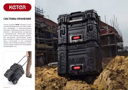 Тележка на колесах &quot;GEAR CART&quot;, 22&quot;, KETER 38370 купить в Надыме