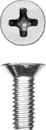 Винт DIN 965, M6 x 16 мм, 9 шт, кл. пр. 4.8, оцинкованный, ЗУБР 303116-06-016 купить в Надыме