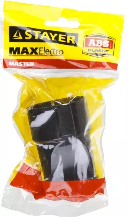 Розетка MAXElectro электрическая, 16А/220В, с заземлением, черная, STAYER 55180-B купить в Надыме