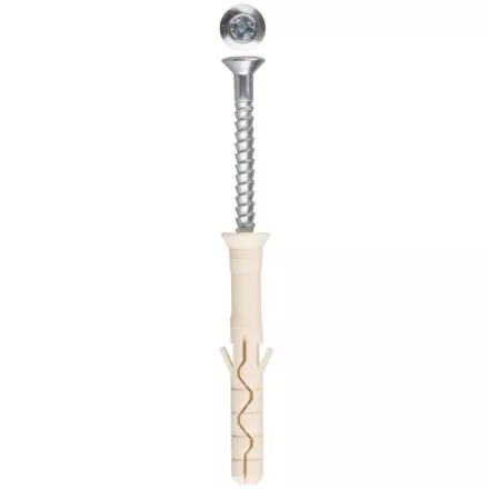 Дюбель-гвоздь ЗУБР &quot;ПРОФЕССИОНАЛ&quot; нейлоновый, потайный бортик, 6 x 60 мм, 100 шт 4-301375-06-060 купить в Надыме