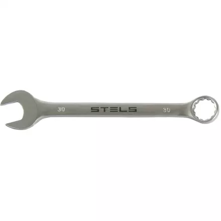 Ключ комбинированный 30 мм CrV матовый хром Stels 15232 купить в Надыме