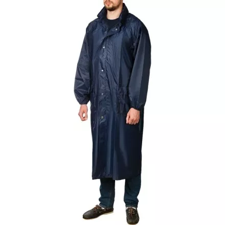 Плащ-дождевик STAYER 11612-52, нейлоновый на молнии, синий цвет, размер 52-54 11612-52 купить в Надыме