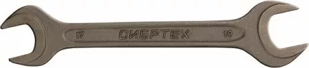 Ключ рожковый,17 х 19 мм CrV фосфатированный ГОСТ 2839 СИБРТЕХ 14328 купить в Надыме