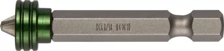 Биты &quot;ЕХPERT&quot;, с магнитным держателем-ограничителем, KRAFTOOL 26128-2-50-1, тип хвостовика E 1/4&quot;, PH2, 50 мм, 1 шт. в блистере 26128-2-50-1 купить в Надыме
