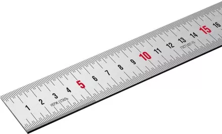 ЗУБР Про-15, длина 0.15 м, усиленная нержавеющая линейка, Профессионал (34280-015) купить в Надыме